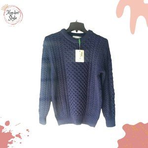 Original Aran Co Unisex Merino Fisherman FleckWool